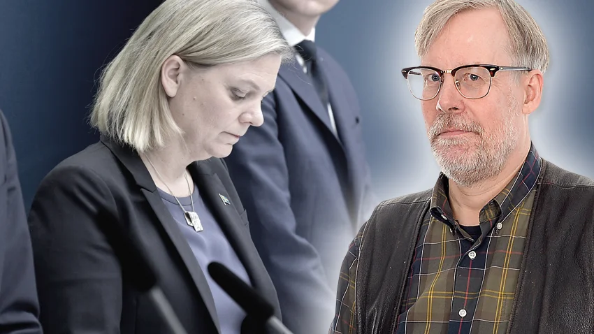 Finansminister Magdalena Andersson (S) presenterar ett stödpaket på över 300 miljarder kronor till näringslivet.