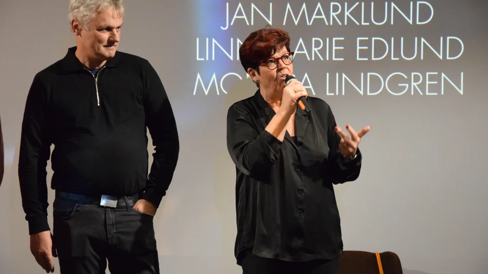 Jan Marklund och Monica Lindgren är bägge nominerade i ”Årets profil”. Den tredje Linn-Marie Edlund kunde inte närvara vid minglet då hon var bortrest.