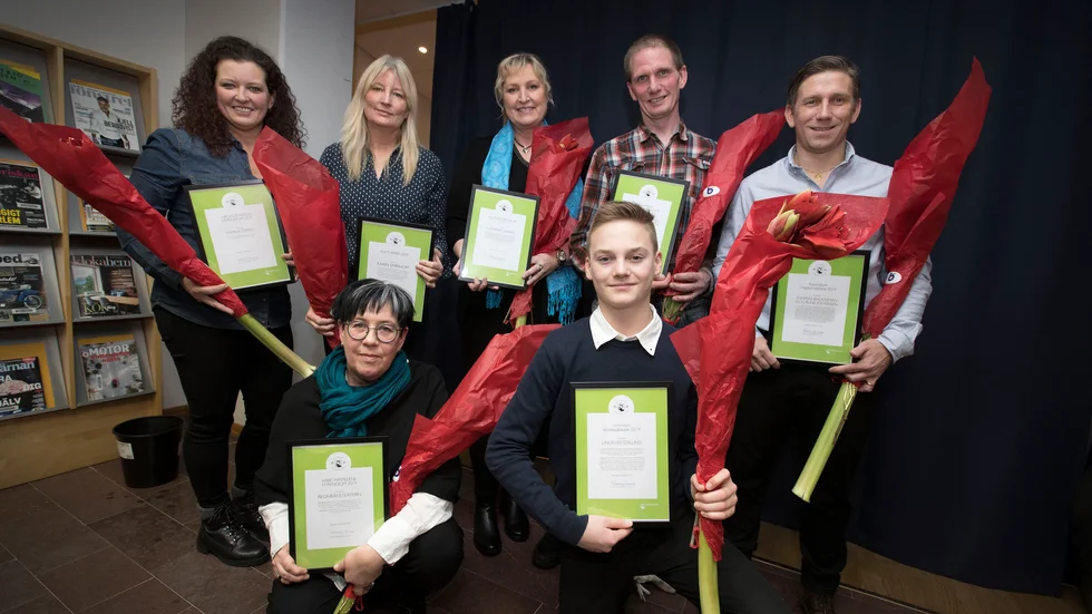Viktoria Öberg (för Hanna Öberg), Karin Smirrnoff, Catrine Lidman, Thomas Backteman, Rune Johansen, Ulrica Andersson och Linus Vesterlund prisades av Piteå kommuns kultur- och fritidsnämnd.