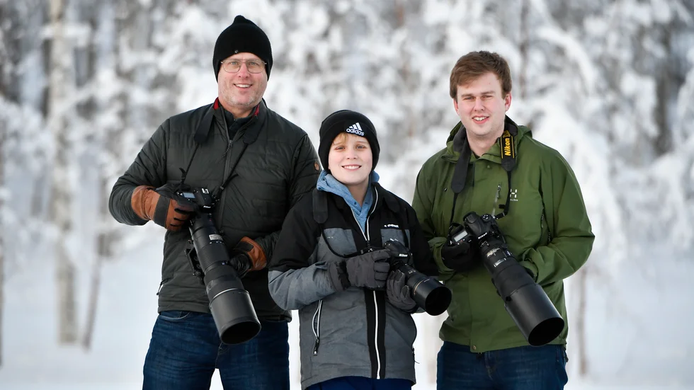 Naturfotografen Peter Lilja och sönerna Alfons och Anton Lilja har alla blivit prisade i den prestigefyllda fototävlingen Wildlife Photographer of the Year.