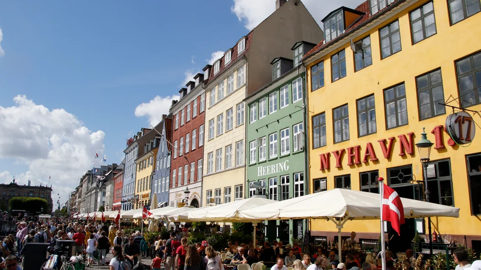Det populära restaurangområdet Nyhavn i Köpenhamn. Arkivbild.