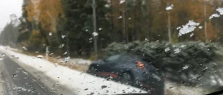 Dikeskörd personbil i Ljusvattnet