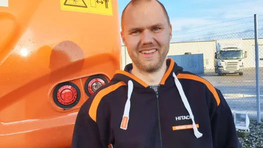 Erik Lindmark, ny säljare hos Delvator AB i Västerbotten och Norrbotten.