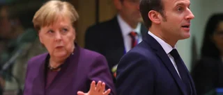Merkel och Macron diskuterar EU-återhämtning