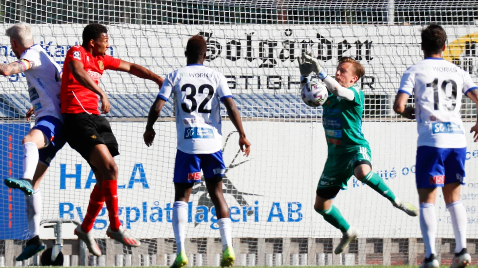 Gustav Stålnacke hade ett olyckligt ingripande. Det blev avgörande i matchen mot Vasalund.