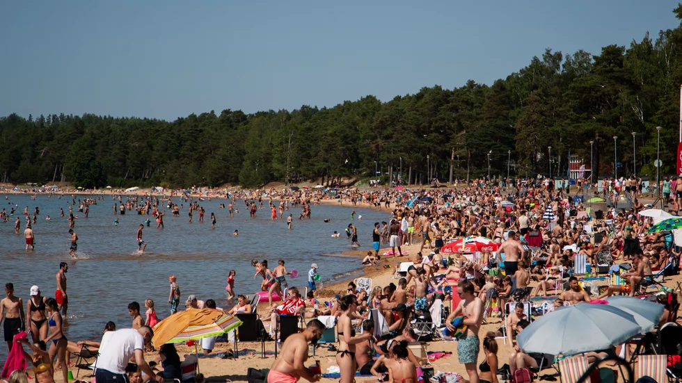 Barnet som ska ha försvunnit från en badplats har återfunnits