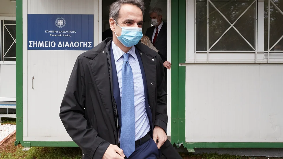 Greklands premiärminister Kyriakos Mitsotakis vill öppna upp landet för turister från länder som lyckats hejda coronaviruset. Arkivbild.