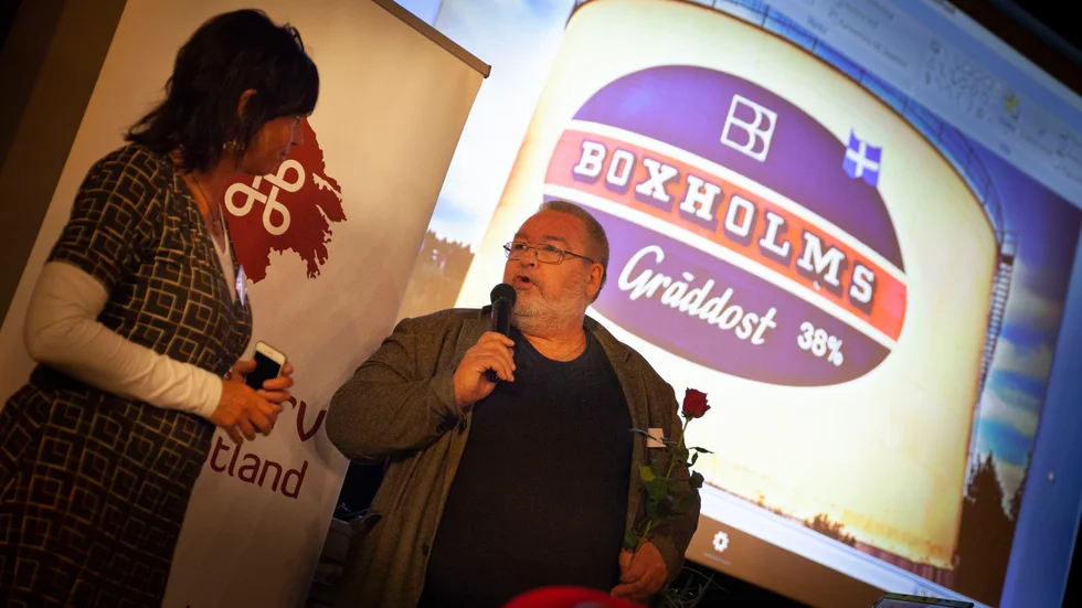 Johan Birath kämpade för fortsatt osttillverkning i Boxholm.