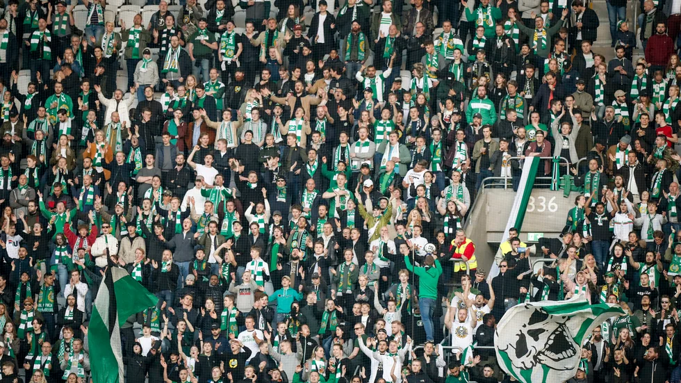 Hammarbys supportar är inte välkomna när allsvenskan startar i sommar. Arkivbild.