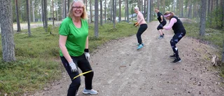 Varierad träning i vårsol och värme