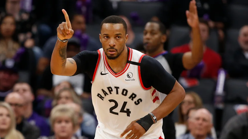 Norman Powell i Toronto Raptors. Arkivbild.