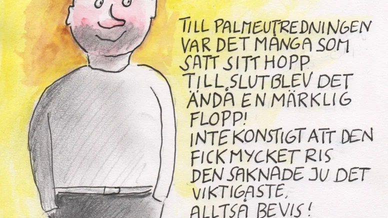 Om Palmeutredningen.
