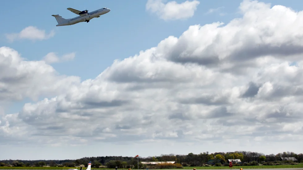 Air Leap börjar flyga på Gotland 25 maj.  Bilden är en genrebild från Visby flygplats.