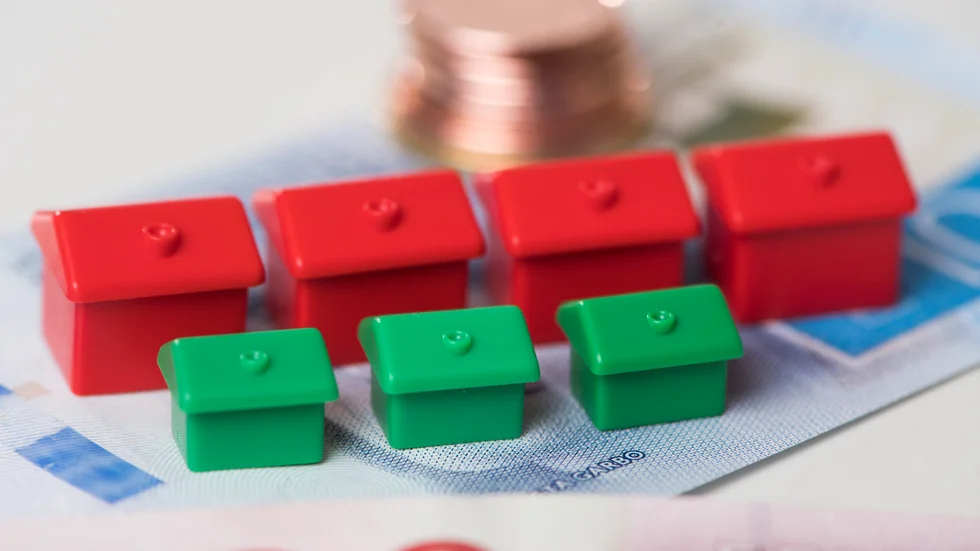 Bostadspriserna går uppåt i länet.