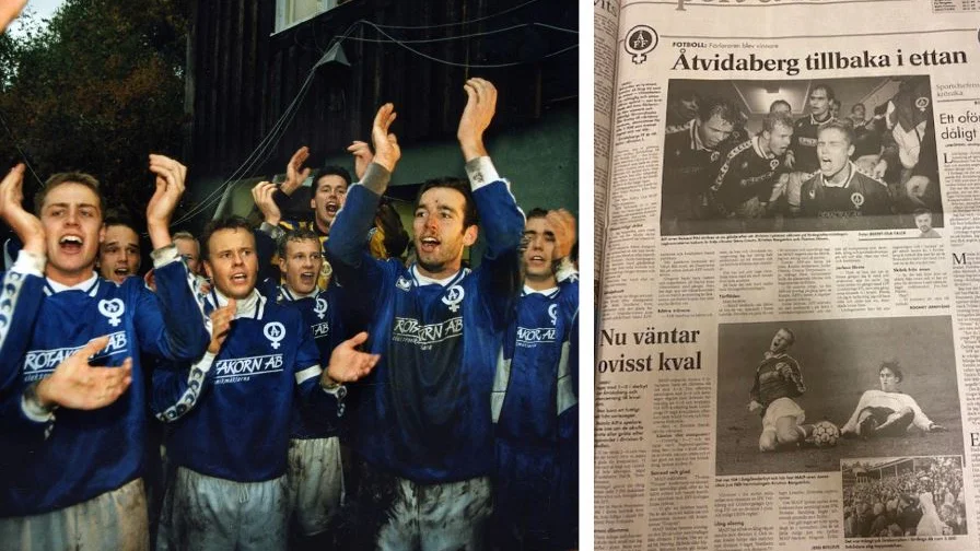 ÅFF-sång på Grebovallen 1995.