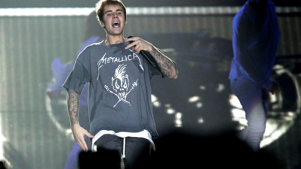 Justin Bieber skjuter upp sin turné i Kanada och USA. Arkivbild.