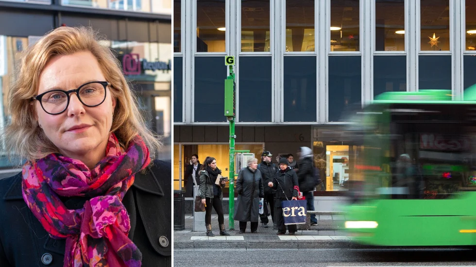 Under onsdagen var det lika många som vanligt som reste med kollektivtrafiken.  "Vi har inte sett någon skillnad", säger Helena Klange, UL.