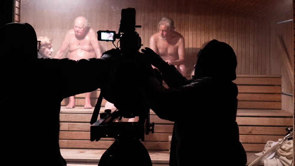 Under tre dagar i november spelades den 15 minuter långa filmen in i kallbadhuset i Råå.