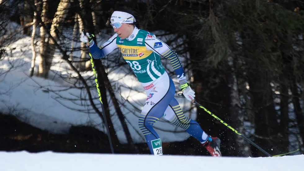 Tävlingssäsongen är avslutad för Charlotte Kalla. Arkivbild.