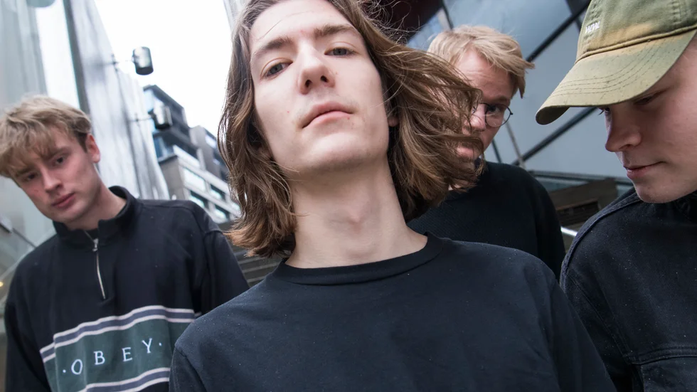 Fredrik Danfors, Michael Dahnberg, Olof Wärend Rylander och Albin Egrelius Fredlund i Mares följer upp succén med "Sunnanvind" med nya låten "En sista minut". Arkivbild.
