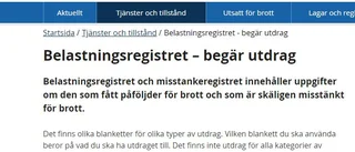 SD: Tvinga sökande redovisa tidigare brott