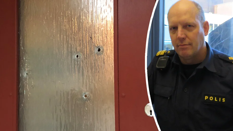 "Vi har konstaterat vilken kaliber som använts och kulornas bana i lägenheten", säger Jonas Eronen, presstalesperson vid polisens region Mitt. 
