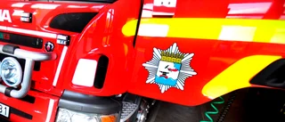 Brand i silo orsakade rökspridning