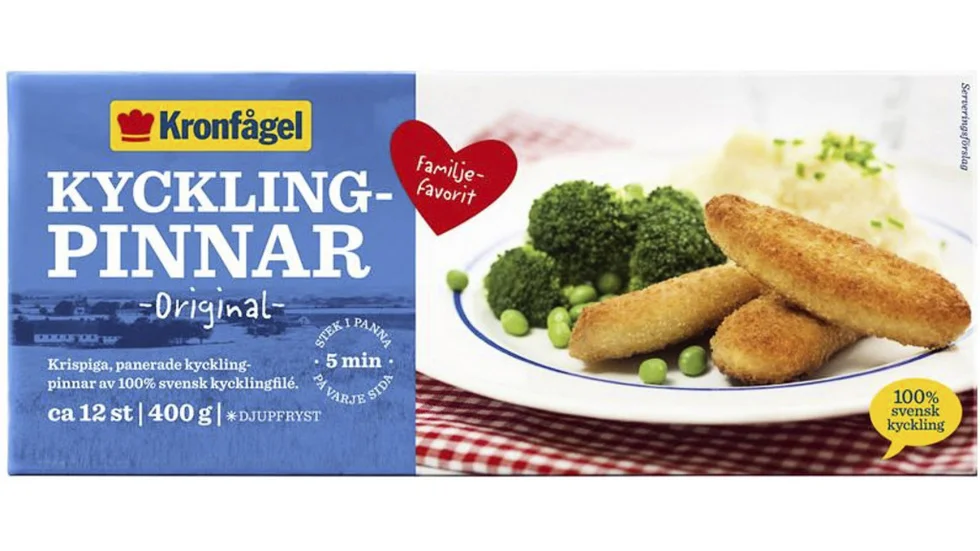 Kan innehålla vassa kycklingfötter. Återkallas därför.