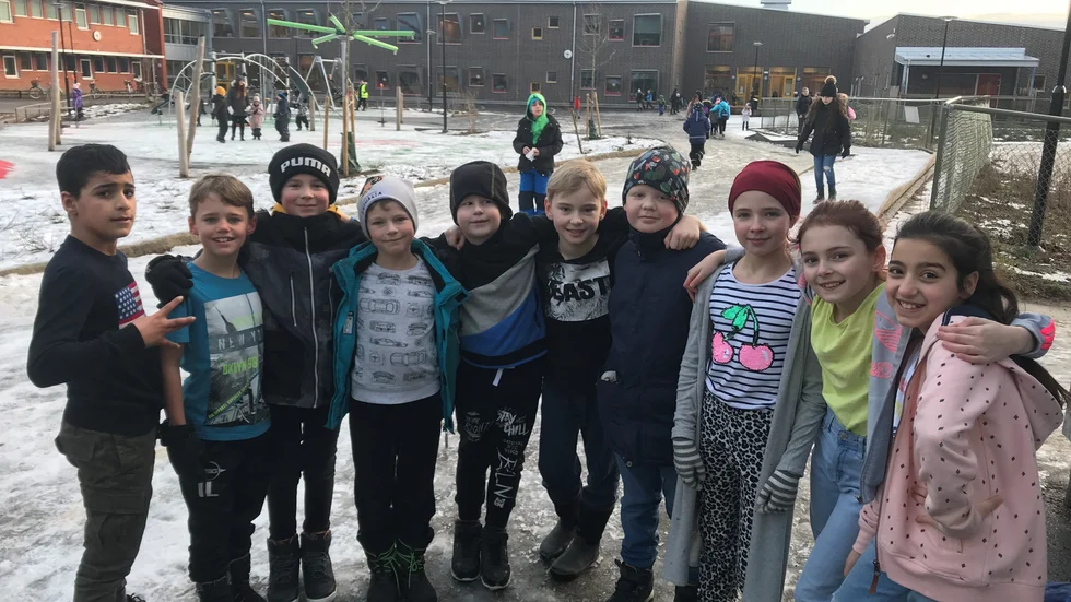 Tredjeklassare på Mariebergsskolan utmanade sig själva på torsdagen. På en varvbana skulle det göras så många varv som möjligt under 40 minuter. Viljan att röra på sig finns.