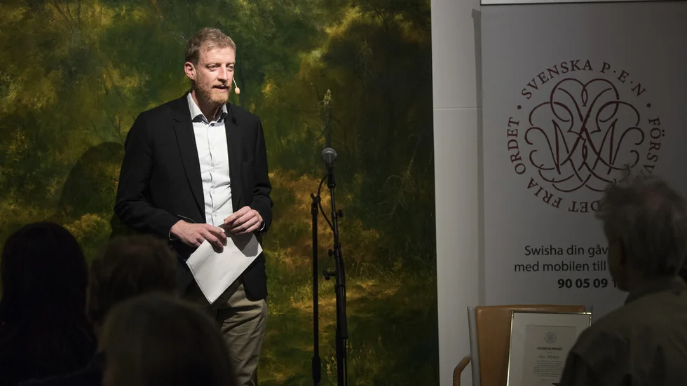"De kinesiska reaktionerna var reaktionerna var  extremt mycket starkare än förväntat" säger Jesper Bengtsson, ordförande i Svenska PEN som gav Tucholskypriset till fängslade förläggaren Gui Minhai.