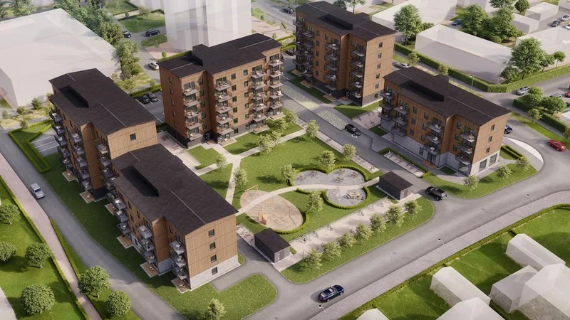 Så här är tanken att det ska se ut i korsningen Rambogatan/Havregatan i Rambodal.