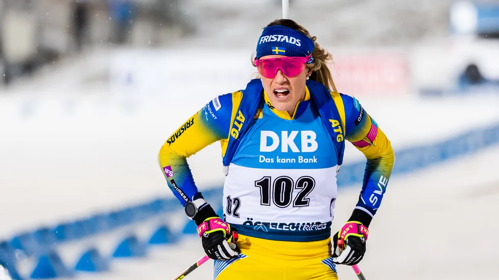 Ingela Andersson är varken nöjd eller missnöjd med dagens sjundeplats.