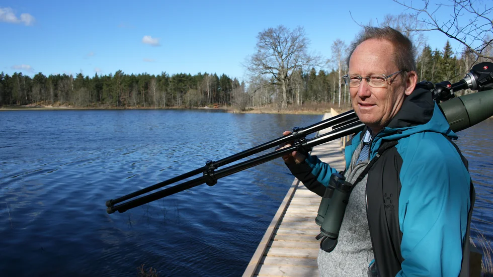 "Här är lite vildare och lite tystare än vid de andra våtmarkerna", säger Anders Jörneskog som tror att Ullaberg blir ett populärt besöksmål.
