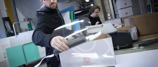 Umeåföretag har startat tillverkning av visir till sjukvården