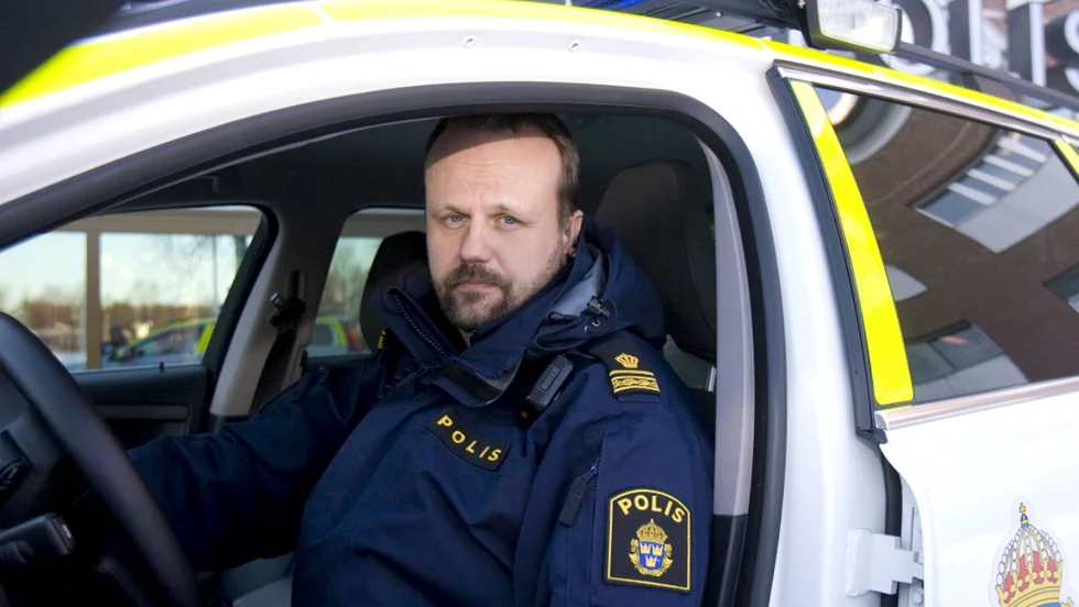 Jan Belander från trafikpolisen är polisens insatschef i samband med klimataktivisternas demonstration på lördag.