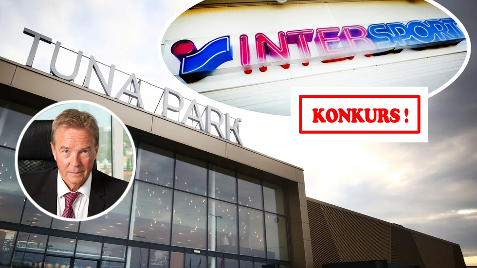 "Vi måste avveckla tillgångarna och det gör vi med en konkursutförsäljning", säger konkursförvaltaren Leif Faagersand angående att Intersport Tuna park har försatts i konkurs.