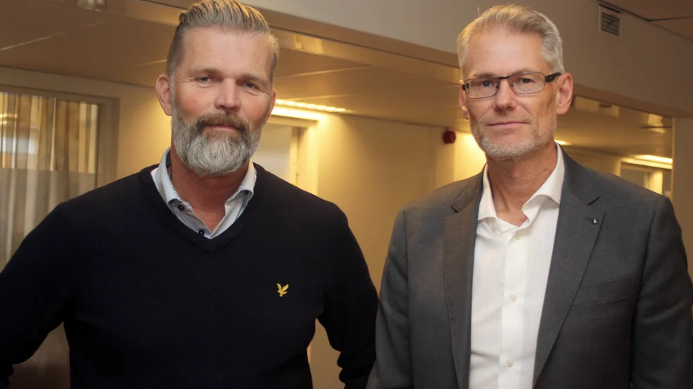 Christer Johansson och Johan Hallberg, Byggföretagen Norra Norrland.