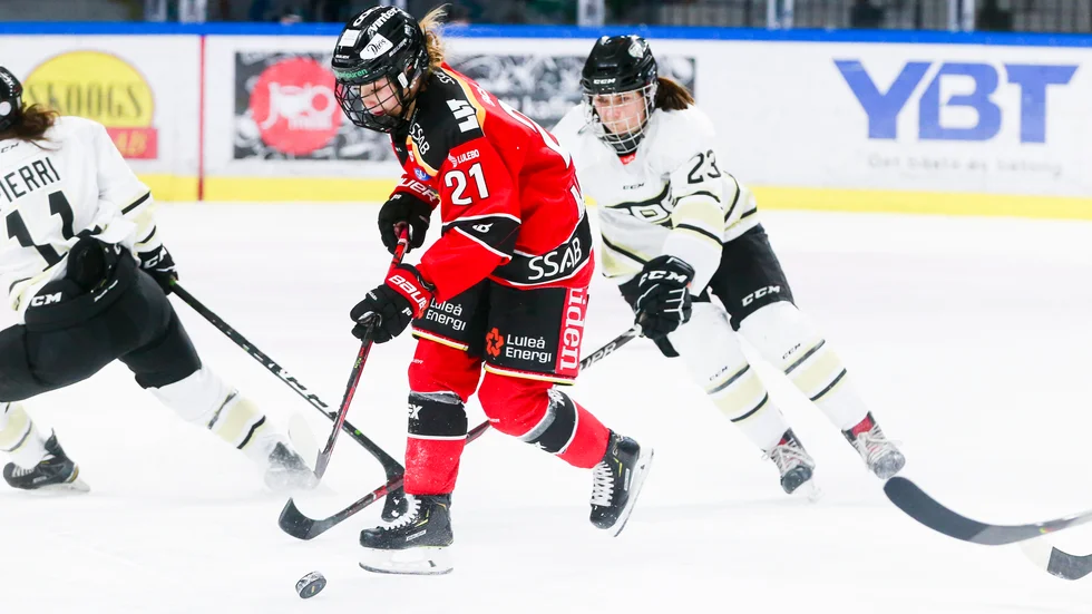 Sandra Rannerud, här i Luleås Hockeys tröja.