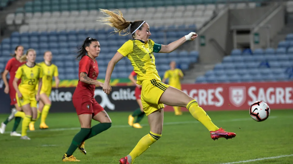 Sveriges Kosovare Asllani. Arkivbild.