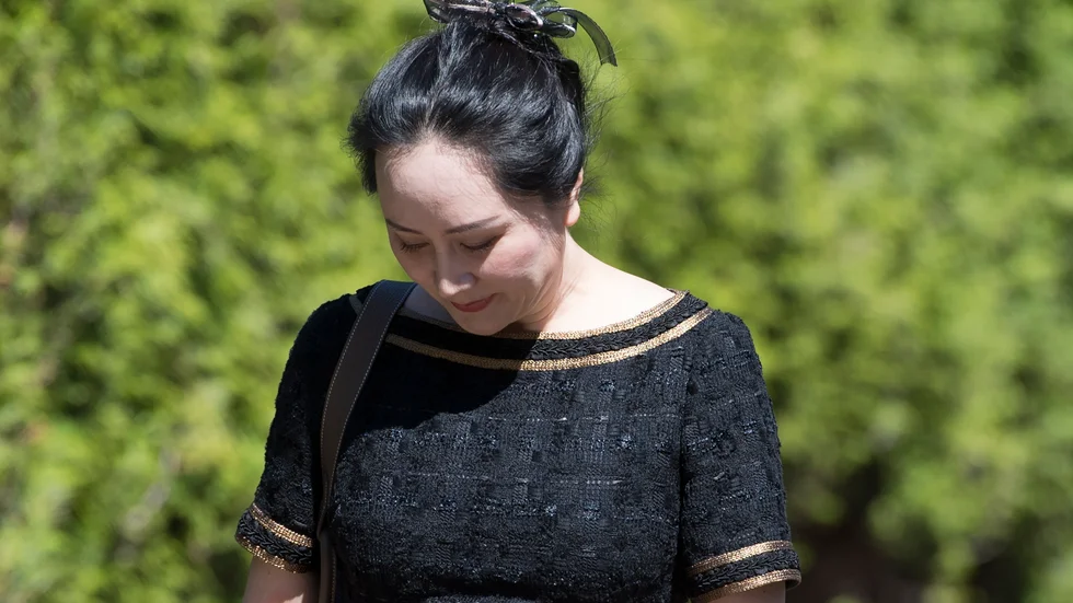 Spionageåtalet i Kina har kopplingar till fallet med Meng Wanzhou, chefsekonom hos Huawei, som sitter i husarrest i Kanada i väntan på utlämning till USA. Arkivbild.