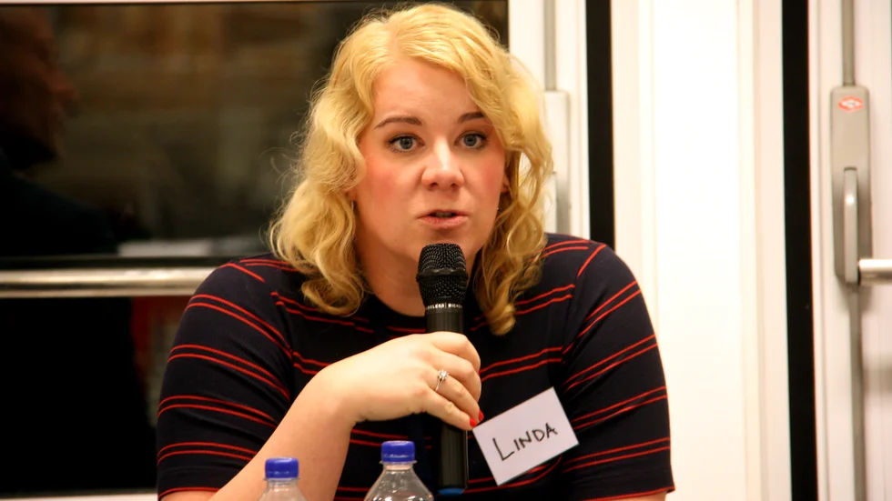 Linda Johansson (S), ordförande för Socialdemokrater för tro och solidaritet i Enköping och Håbo och lokalpolitiker, hoppas att Löfvens efterträdare kan entuiasmera de lokala partiarbetarna.