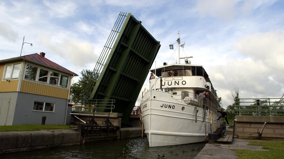M/S Juno är ett av rederiet Göta kanal AB:s kanalbåtar. Arkivbild.
