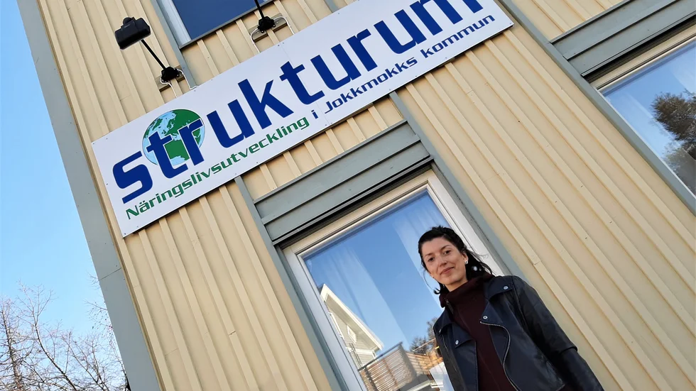 "Den offentliga sektorn bör visa vägen" , säger Amanda Mannervik, projektledare på Strukturum i Jokkmokk.