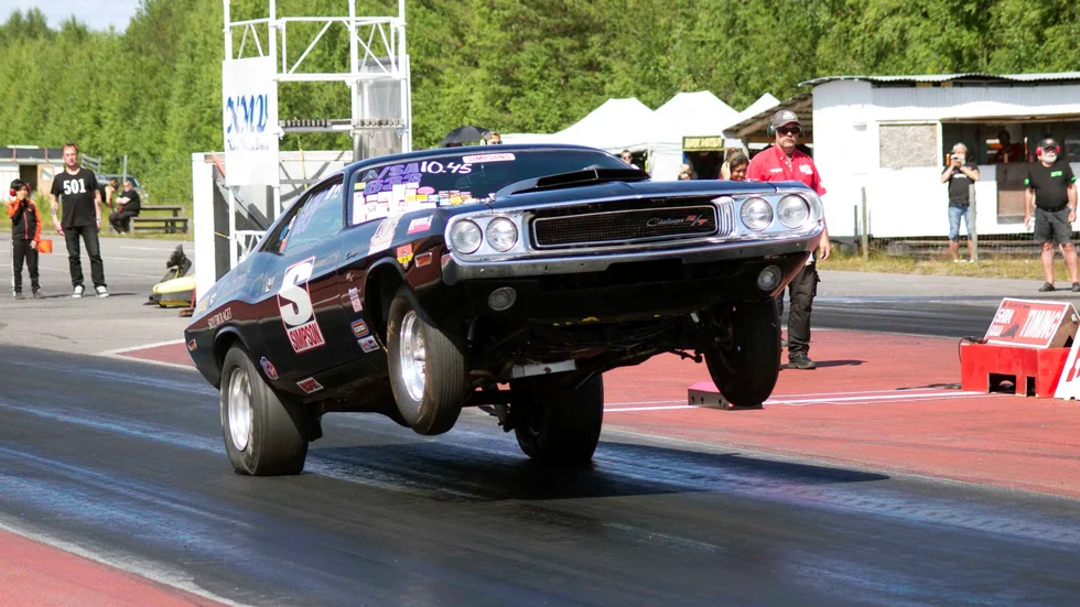 Det blir ingen dragracing i Långnäs i sommar. Coronaviruset sätter stopp. (Arkivbild)
