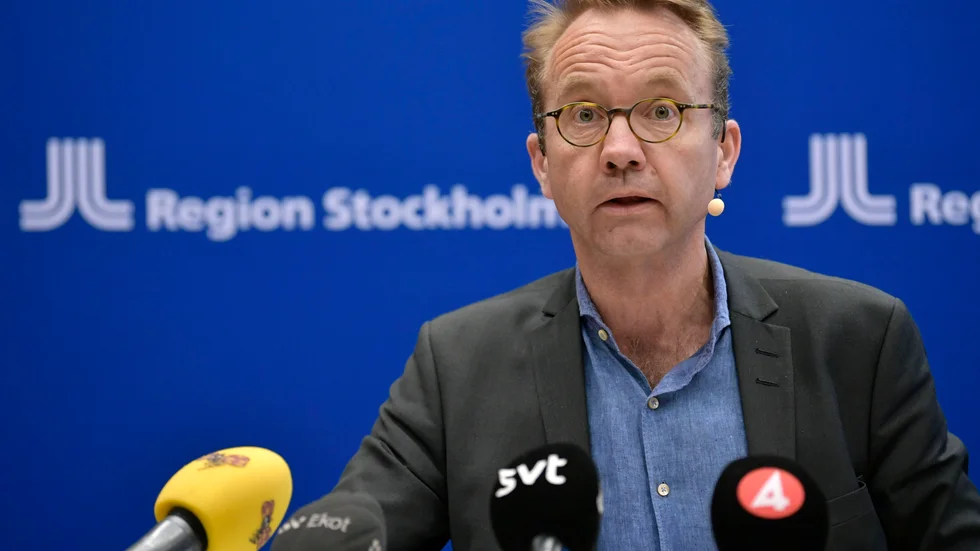 Björn Eriksson, hälso- och sjukvårdsdirektör i Region Stockholm. Arkivbild.