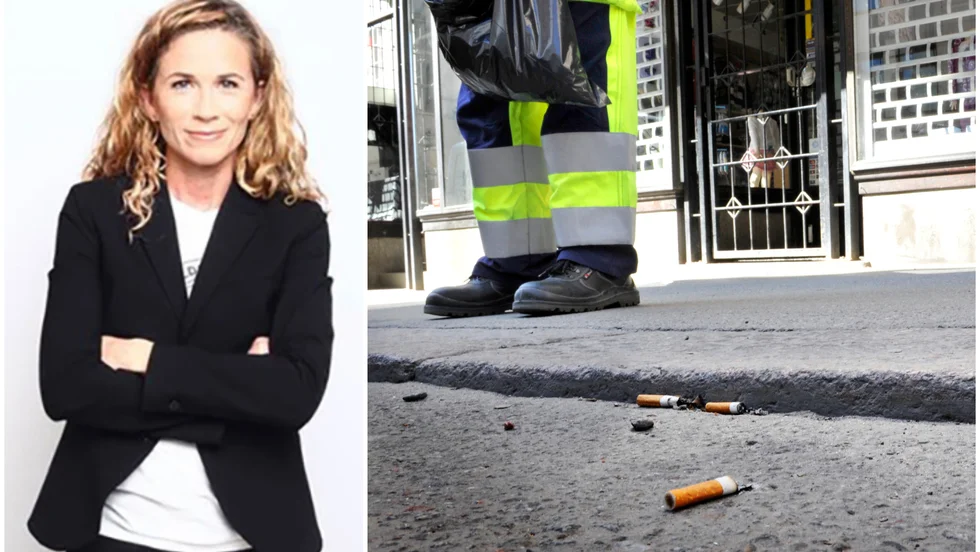 Under de många år som fimparna bryts ned släpper filtren ifrån sig mikroplaster och gifter från tobaken som skadar både djur och miljö, skriver Helen Stjerna.