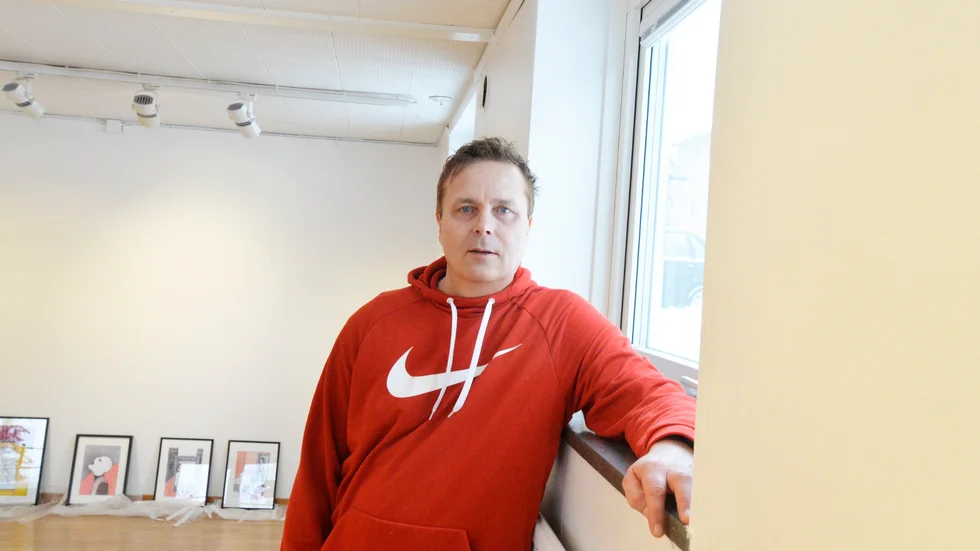 Sören Marklund är egentligen inte konstintresserad, men tycker om att skapa. 