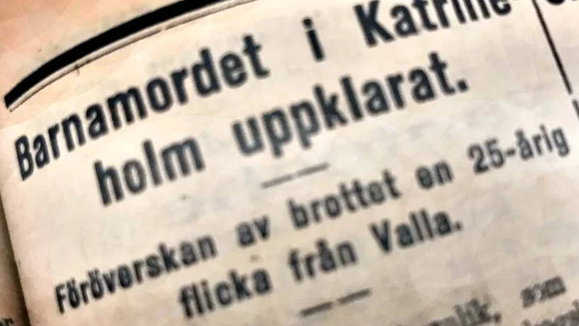Kuriren för 100 år sedan: Barnamordet är uppklarat.