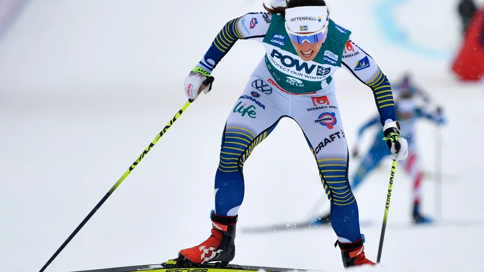 Charlotte Kalla siktar framåt.