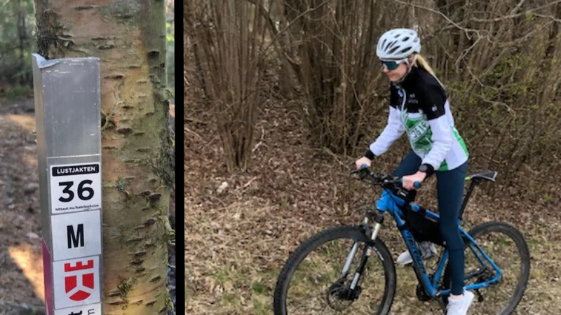 Angelica Karlsson lyckades hitta alla checkpoints efter drygt sex timmar. 